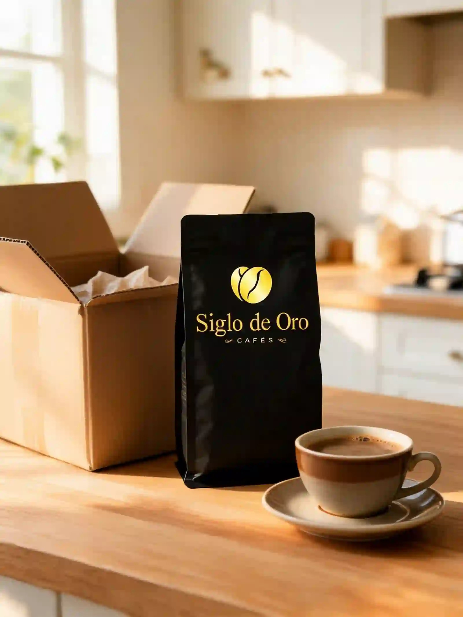 Siglo de Oro coffee bag kept fresh vacuum-packed